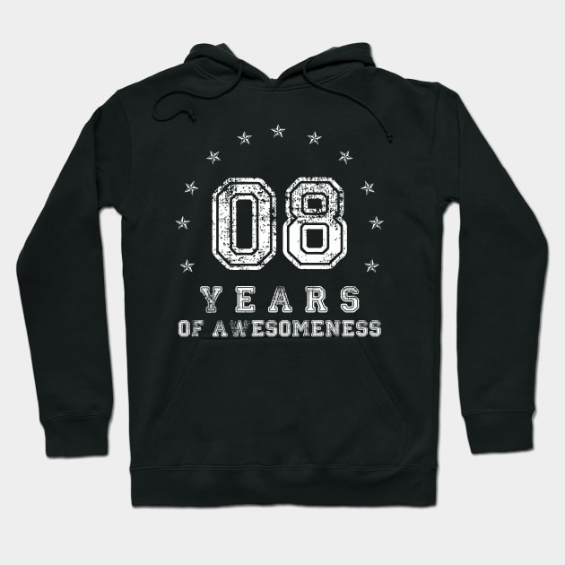 Vintage 8 years of awesomeness Hoodie by opippi